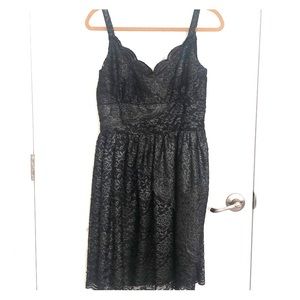 Anna Sui Charcoal Lace Dress size 10